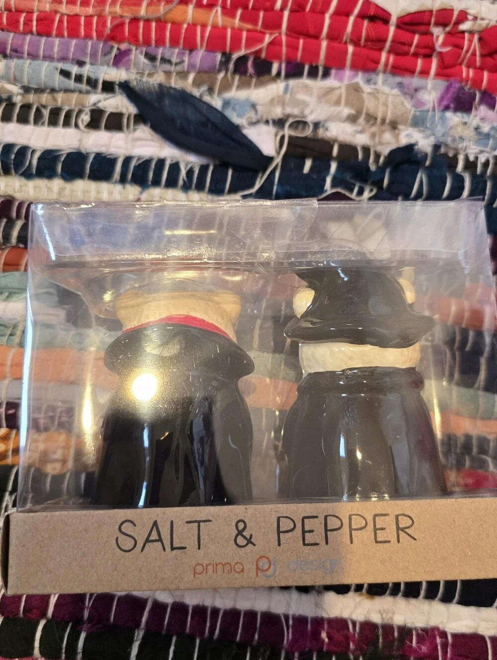 Halloween Teddy Bear Salt And Pepper Shakers Witch Vampire